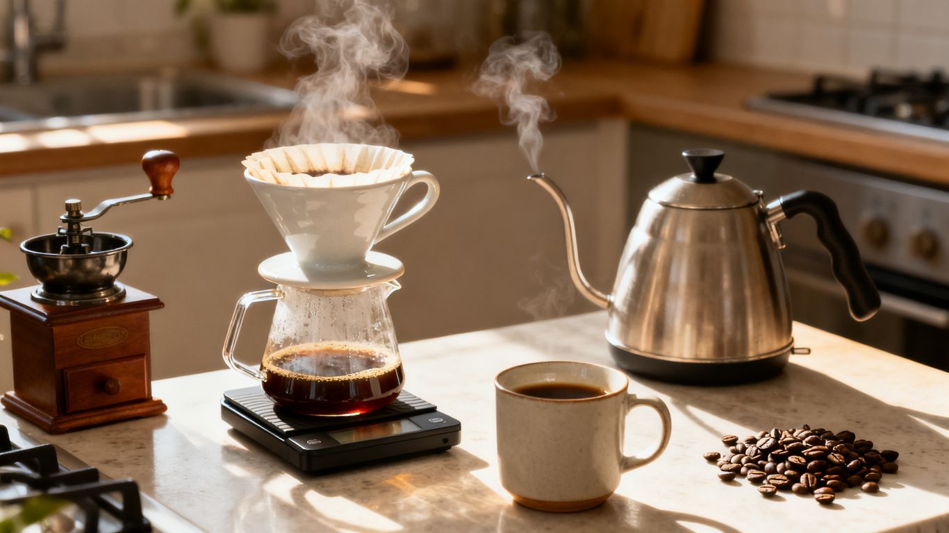 Tips for brewing the perfect pour over coffee at home | PromoDeals tips for brewing the perfect pour over coffee at home
