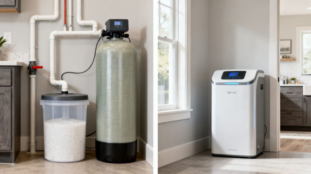image | PromoDeals two water treatment systems beside kitchen sink