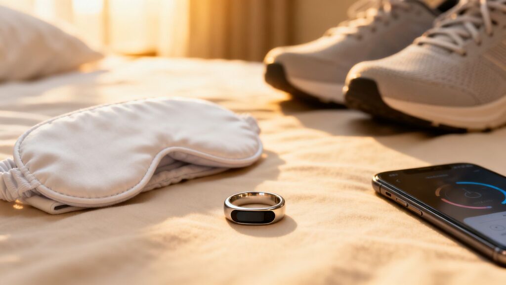 image | PromoDeals a smart ring resting beside wellness essentials