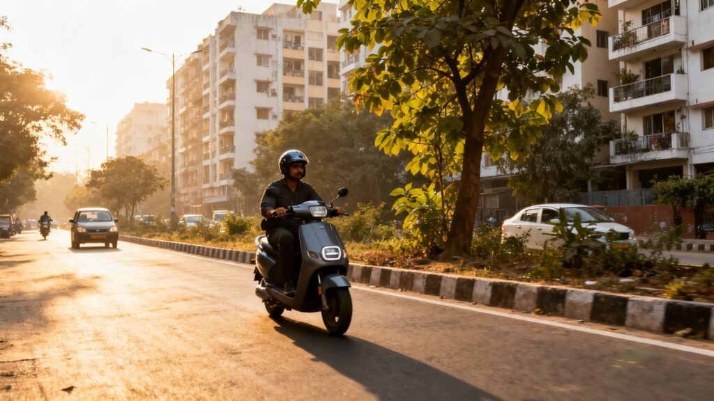 journalist2F5110fe53-fbf7-4622-9905-365c9c74dbe32Fthumbnail | PromoDeals city commuter riding an electric scooter