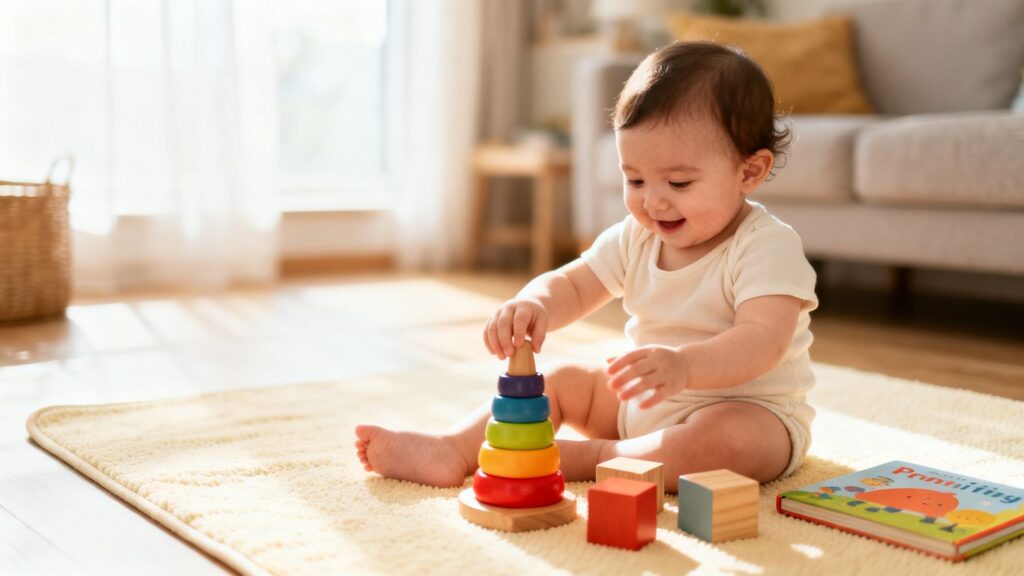 journalist2Fdf4bd70a-1e0b-4b01-8e7b-19b8d63654932Fthumbnail | PromoDeals one-year-old exploring colorful birthday toys