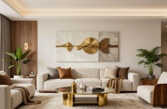 How to Use Brass Décor in a Modern Indian Living Room