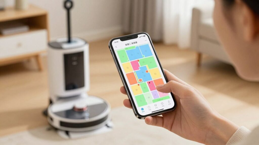 journalist2F06a89bb6-5993-4e0a-b796-7373e3fa9ab52Fthumbnail | PromoDeals smartphone controlling robot vacuum map