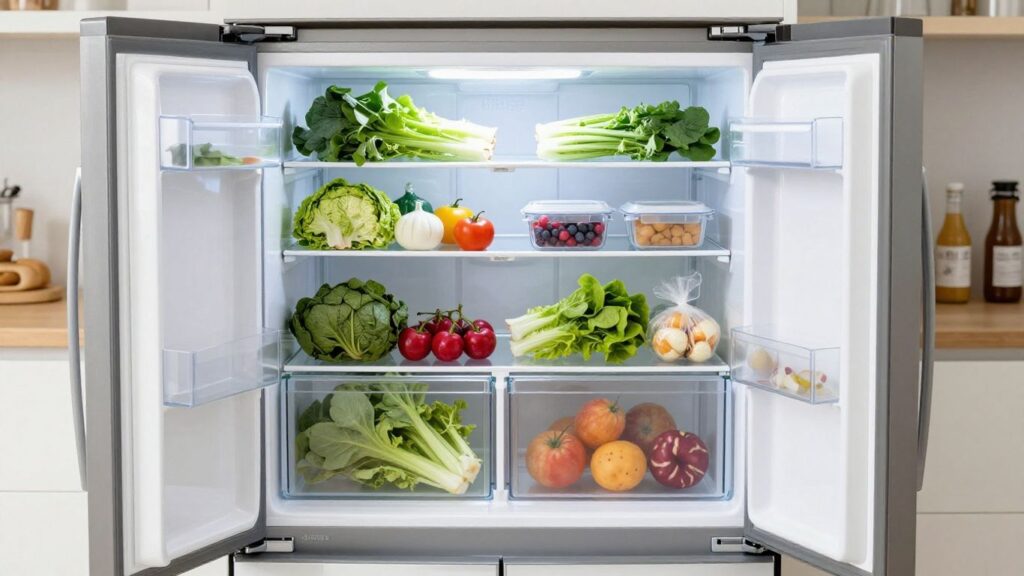journalist2F2273988b-26bb-49ba-adb6-2d39b60011792Fthumbnail | PromoDeals fresh produce arranged in refrigerator storage zones