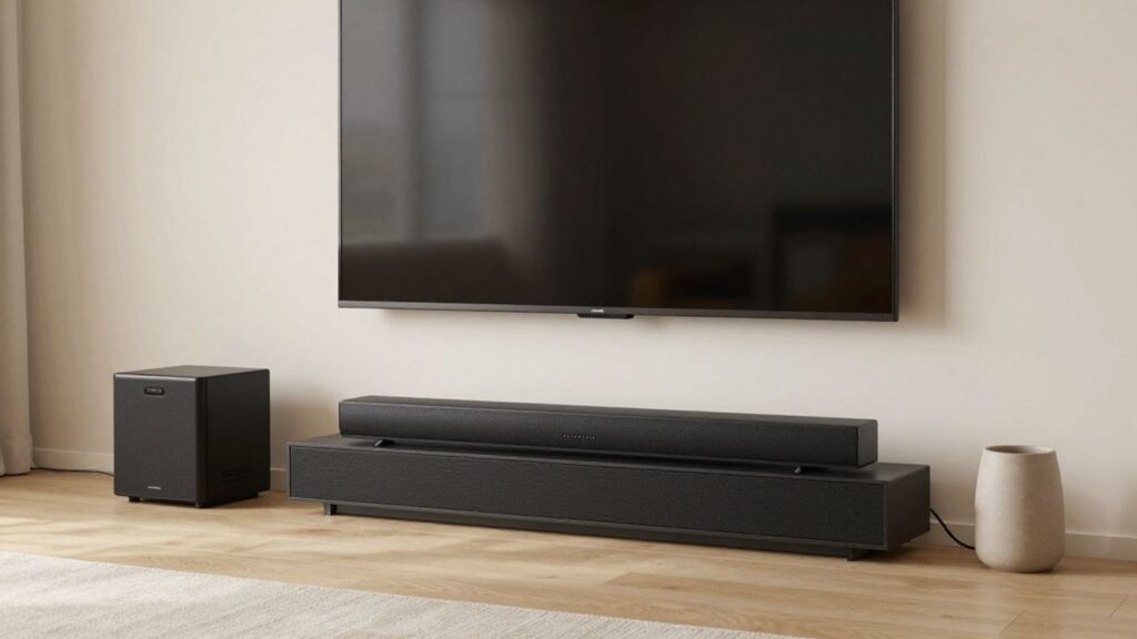journalist2F4274d468-baf1-4dce-acfe-f1c5fce285fd2Fthumbnail | PromoDeals compact soundbar with wireless subwoofer in living room