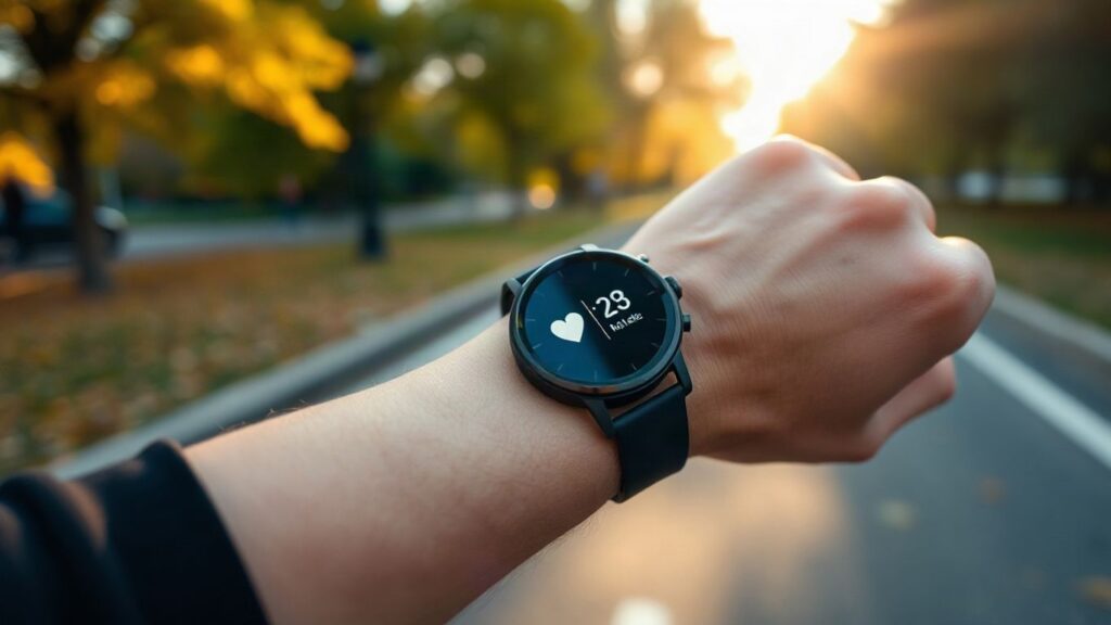journalist2F7960a6c9-92ce-4978-8dbb-b94b1331c5e42Fthumbnail | PromoDeals smartwatch displaying heart rate beside runner