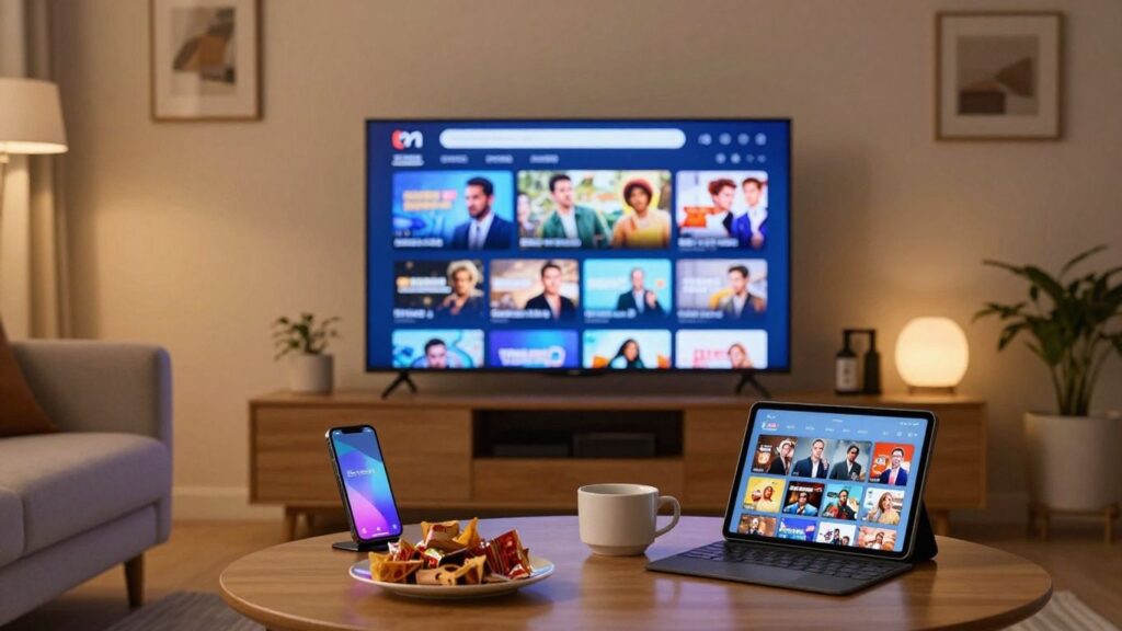 journalist2F8758ae0d-4044-41a1-83ca-4a1d9bd644942Fthumbnail | PromoDeals living room with multiple legal streaming options