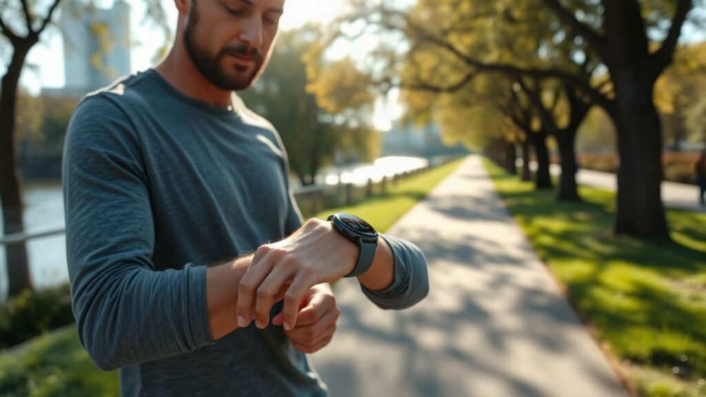 journalist2F91babf94-3edc-4e94-8deb-2c47b6802a262Fthumbnail | PromoDeals person checking smartwatch during outdoor workout