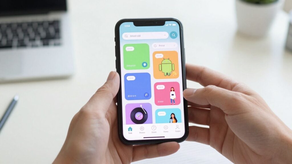 journalist2Fa2ceea70-9f10-4329-abdf-4428930a396a2Fthumbnail | PromoDeals a person using an android phone during everyday tasks