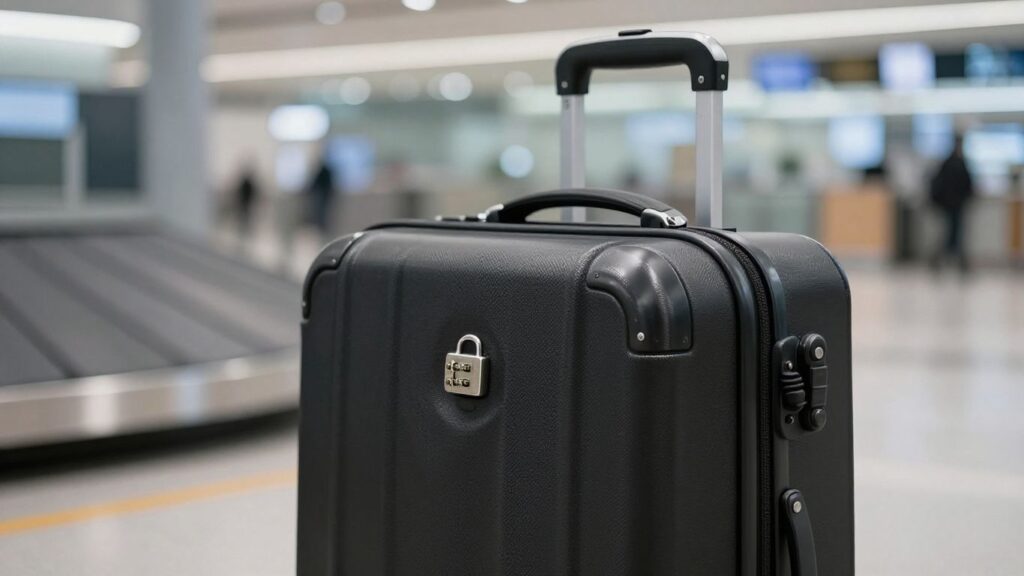 journalist2Fb1efd6af-08c6-40b7-b63d-63faa3b916c72Fthumbnail | PromoDeals locked suitcase in airport baggage area
