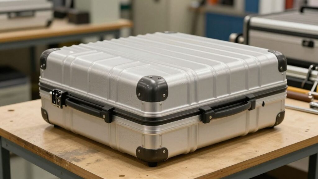 journalist2Fb3cd53ef-9c6f-4c27-9226-9f90add9d19d2Fthumbnail | PromoDeals close view of molded suitcase shell textures