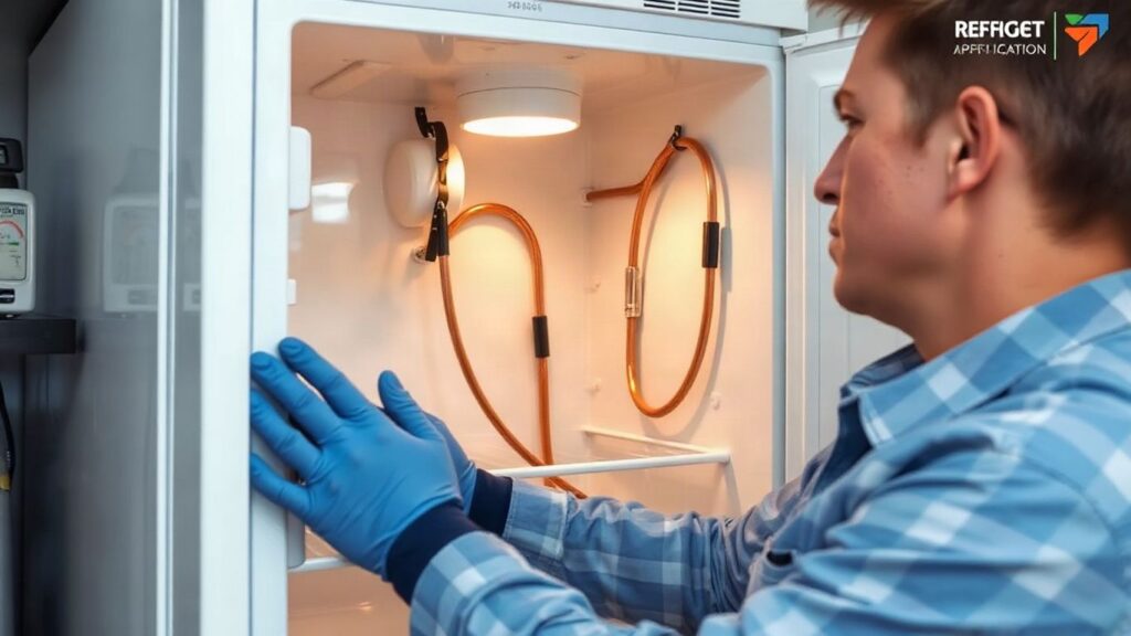 journalist2Fc675aa1a-a51b-43ae-954f-1743f3f83bc52Fthumbnail | PromoDeals technician inspecting a refrigerator cooling system